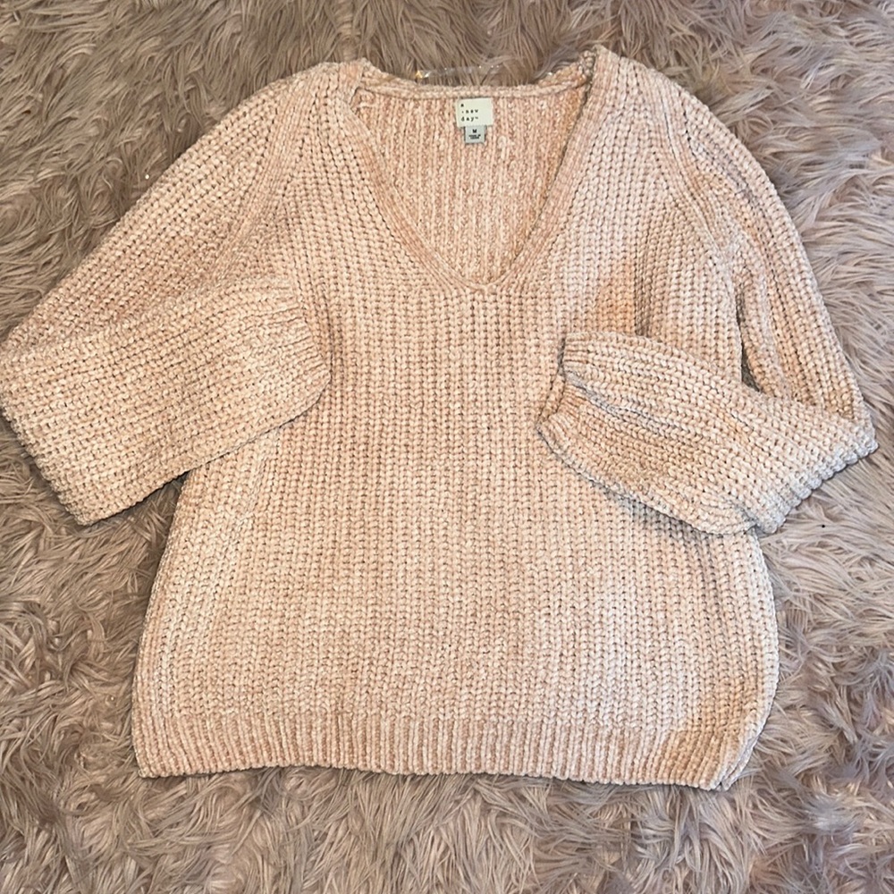 Blush Chenille Sweater